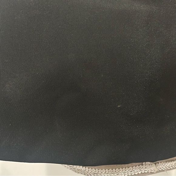 Women’s Vinyl Black Crossbody Bag (Marked CCC on Zippers) - Picture 5 of 7
